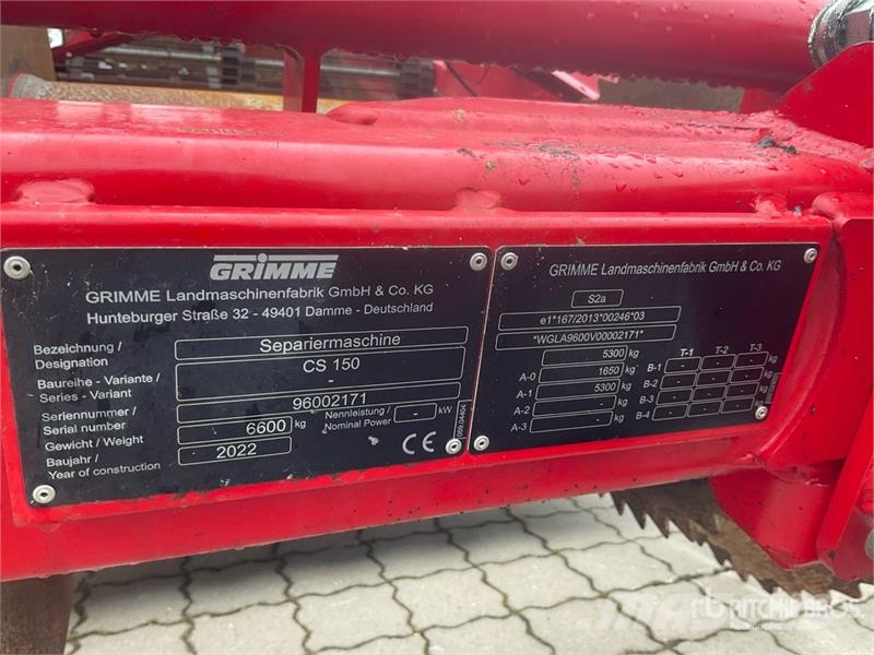 Grimme CS 150 Combi-Star Stone Separator Ostale poljoprivredne mašine