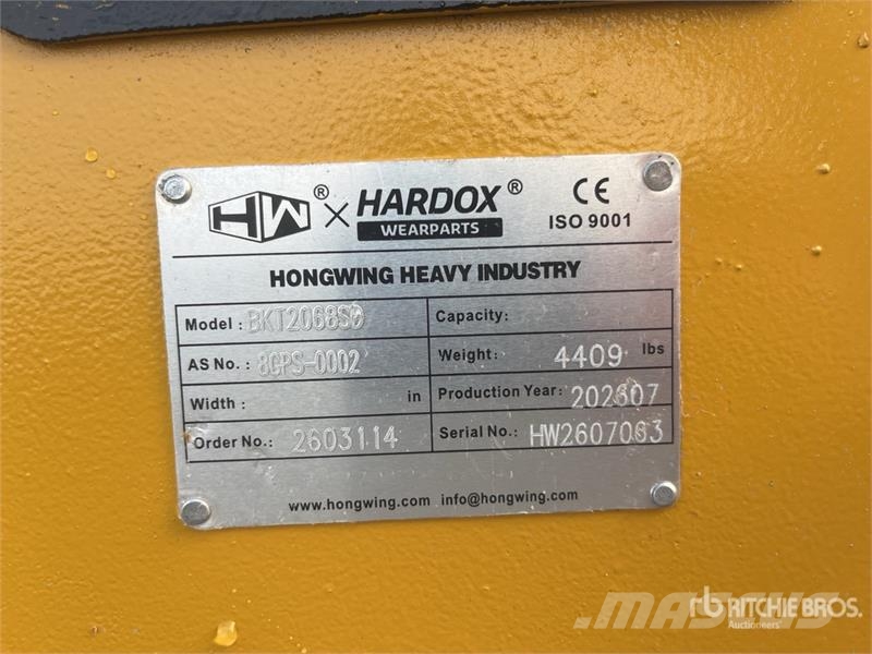 H&W BKT2068SB 900 mm Excavator Screening Bucket (Unuse Puinbakken