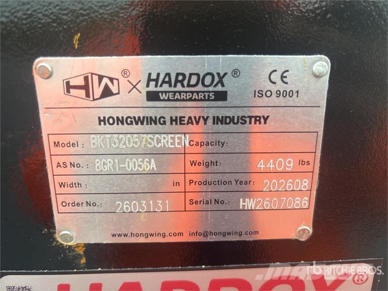 H&W BKT32057SCREEN 1400 mm Excavator Screening Bucket  Siebschaufeln
