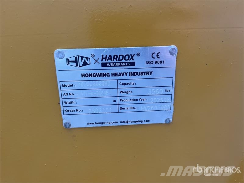 H&W BKT336D60HD 1500 mm Digging Excavator Bucket (Unus Bakken