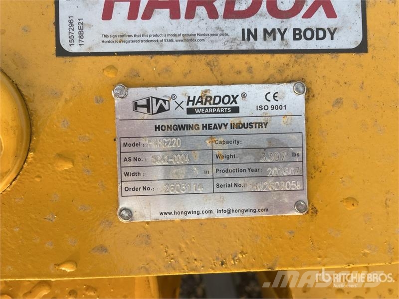 H&W HWHG220 Rotating Excavator Grapple (Unused) خطاطيف