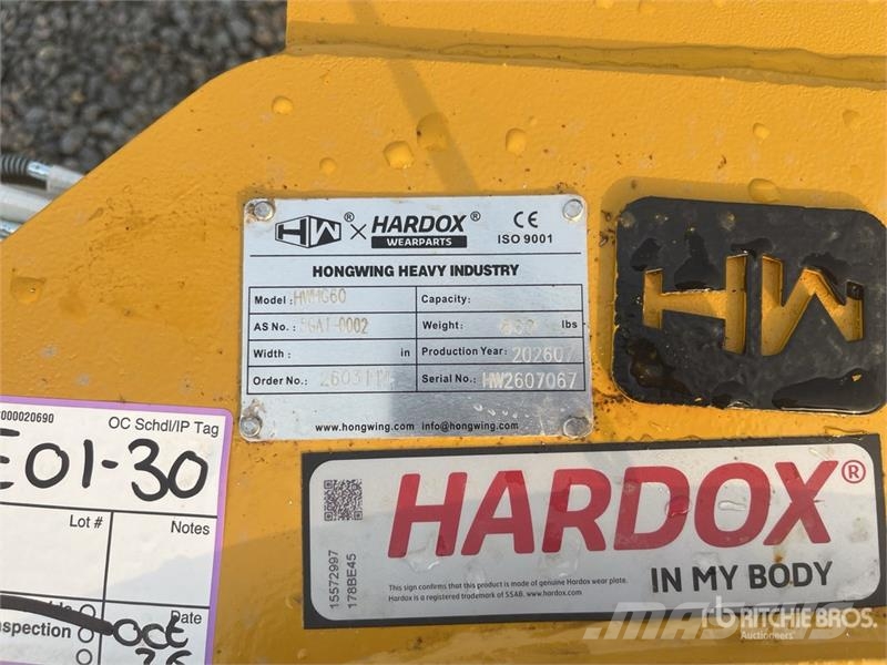 H&W HWHG60 Rotating Log Grapple (Unused) Kourat