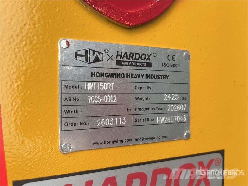 H&W Titan Series HWT150RT Rotating Demolition Shear (U Cisailles