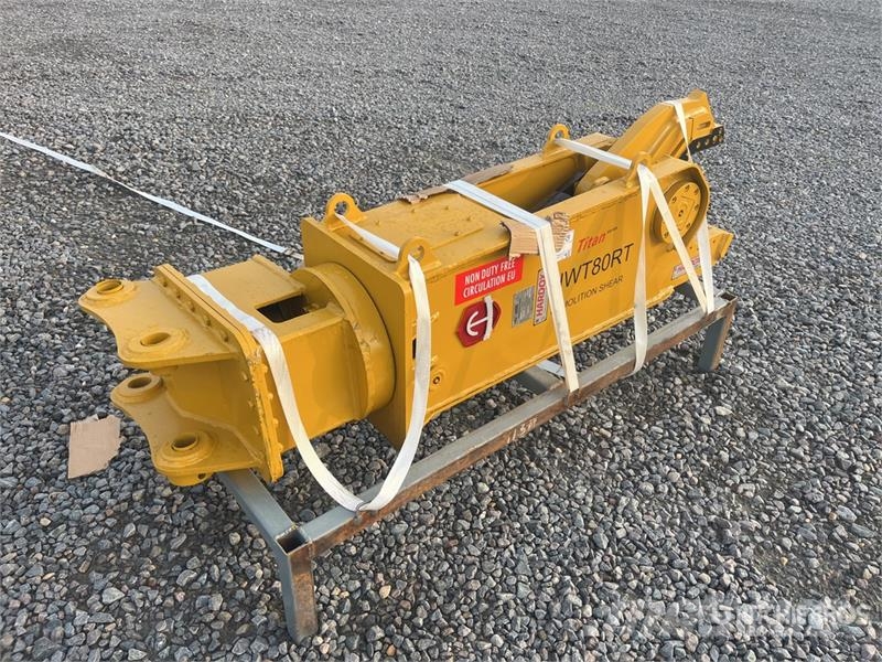H&W Titan Series HWT80RT Rotating Demolition Shear (Un مقصات هيدروليكية