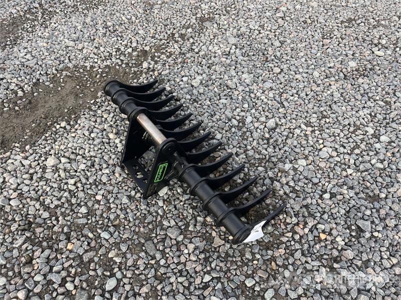  Haener HBR1000-MS01 Q/C Lifting Excavator Rake (Un مكابس وميبسات التبن