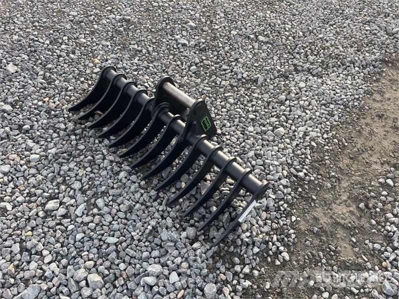 Haener HBR1000-MS01 Q/C Lifting Excavator Rake (Un مكابس وميبسات التبن