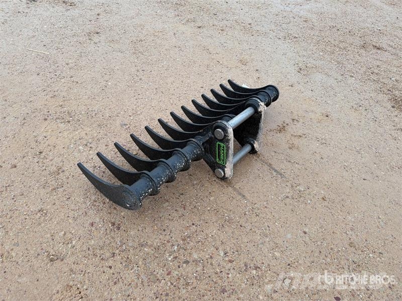 Haener HBR1000-P35A Lifting Excavator Rake (Unused مكابس وميبسات التبن