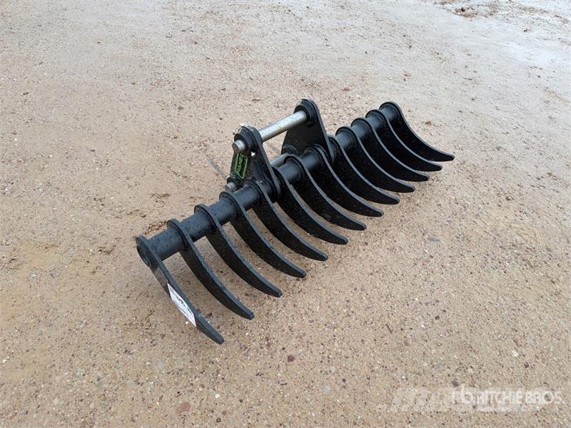 Haener HBR1000-P35A Lifting Excavator Rake (Unused مكابس وميبسات التبن