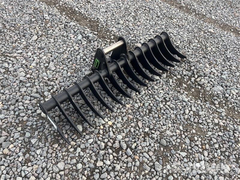 Haener HBR1200-MS01 1200 mm Q/C Excavator Rake (Un Schudders
