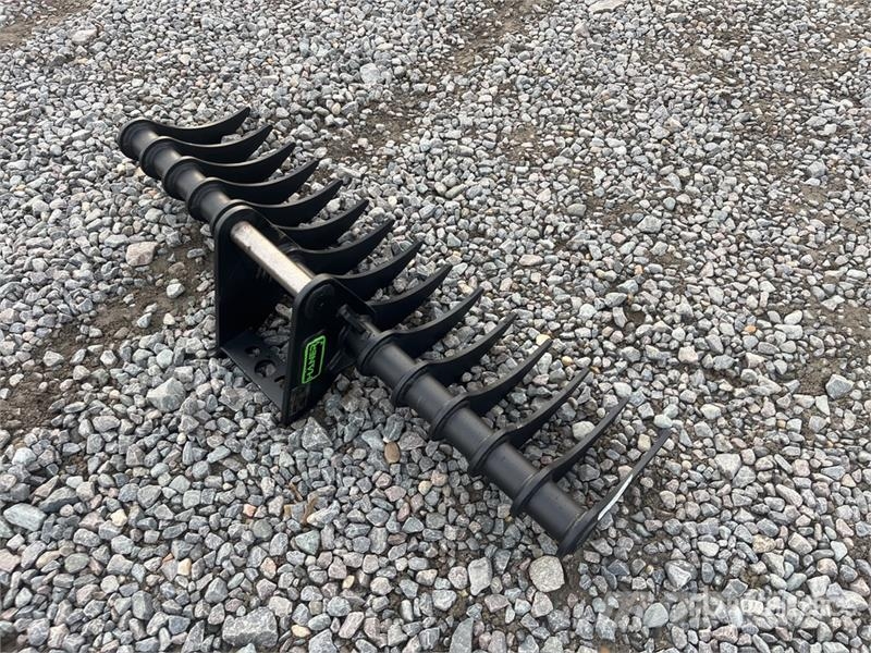 Haener HBR1200-MS01 1200 mm Q/C Excavator Rake (Un Schudders