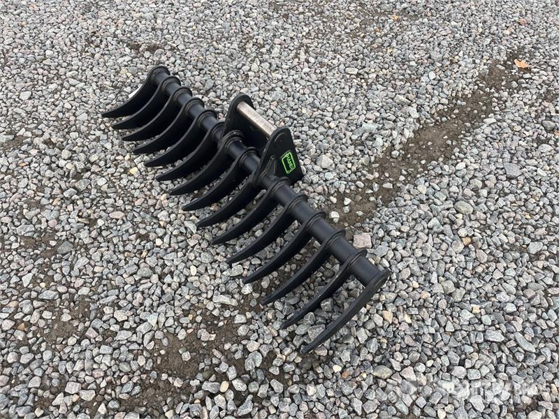  Haener HBR1200-MS01 Q/C Lifting Excavator Rake (Un مكابس وميبسات التبن