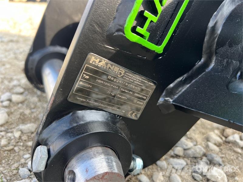 Haener HBR1200-P45A Lifting Excavator Rake (Unused Kombine tirmiklar