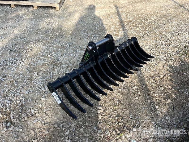 Haener HBR1200-P45A Lifting Excavator Rake (Unused Kombine tirmiklar