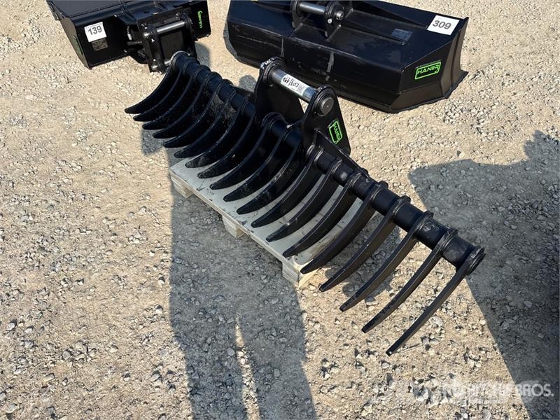 Haener HBR1400-P45A Lifting Excavator Rake (Unused Šieno grėbliai ir vartytuvai