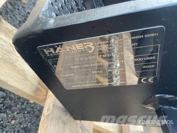 Haener HBR1600-MS03 Excavator Rake (Unused) Pöyhimet ja haravat