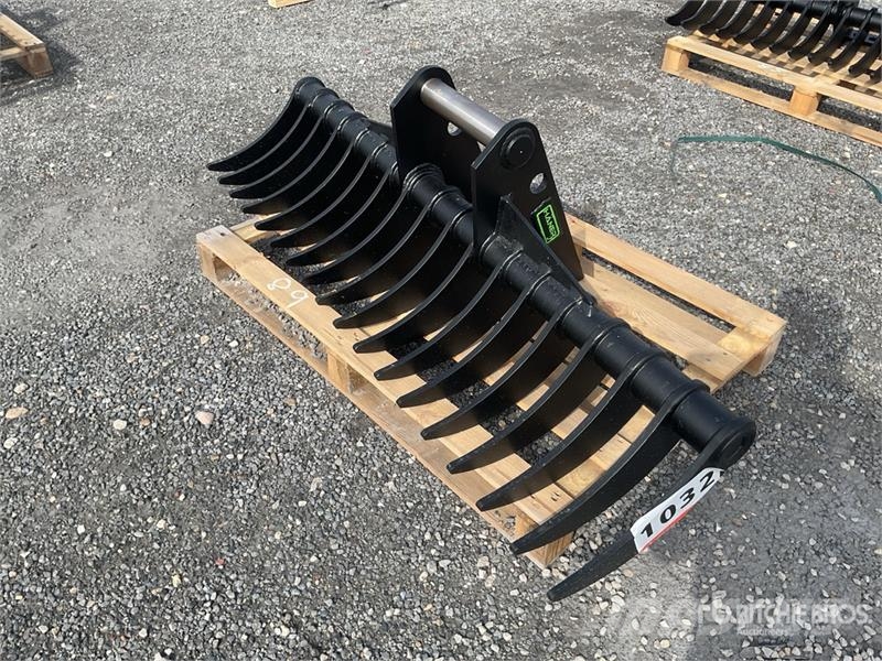  Haener HBR1600-MS08 Excavator Rake (Unused) Pöyhimet ja haravat