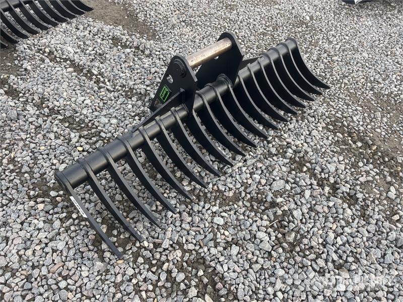 Haener HBR1600-MS08 Q/C Lifting Excavator Rake (Un Grābekļi un siena ārdītāji