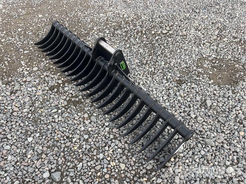 Haener HBR1800-MS03 1800 mm Q/C Excavator Rake (Un Schudders