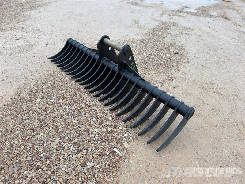  Haener HBR1800-MS08 1800 mm Lifting Excavator Rake مكابس وميبسات التبن
