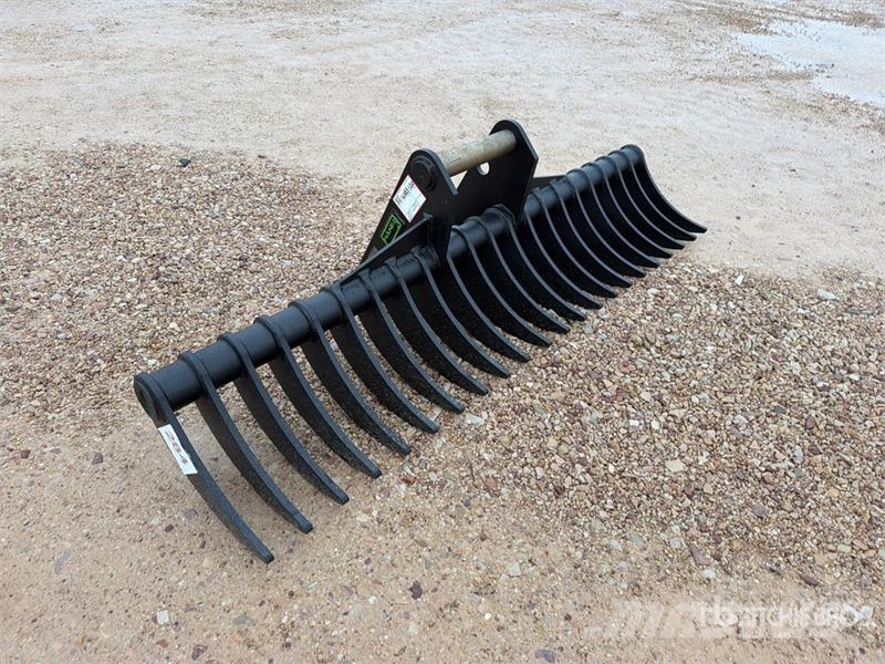  Haener HBR1800-MS08 1800 mm Lifting Excavator Rake مكابس وميبسات التبن