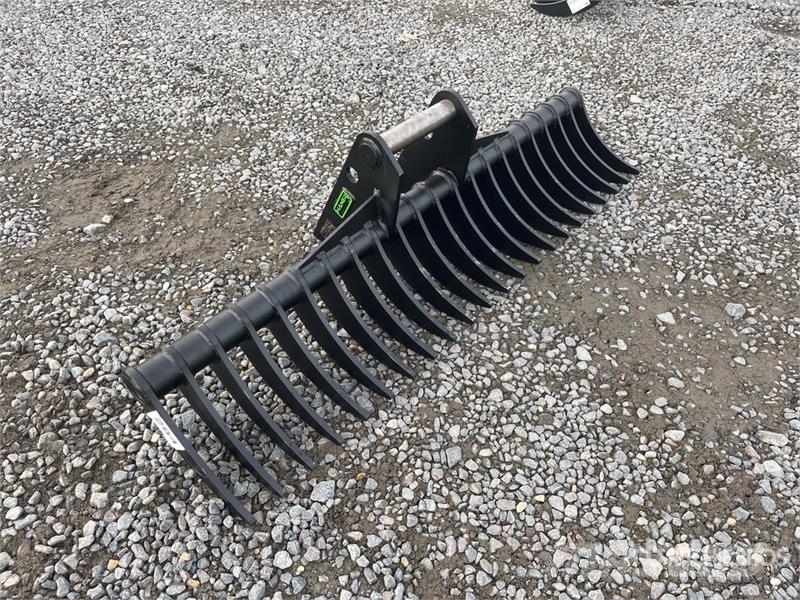  Haener HBR1800-MS08 Q/C Lifting Excavator Rake (Un مكابس وميبسات التبن
