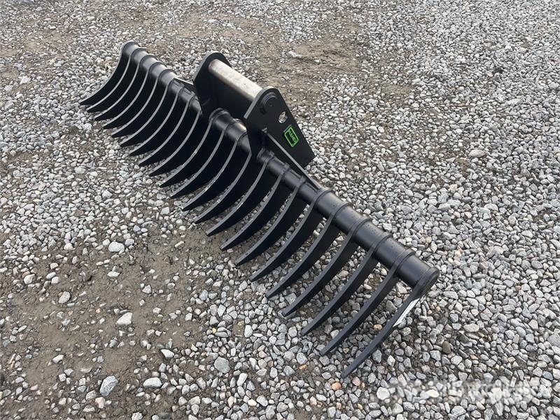  Haener HBR1800-MS08 Q/C Lifting Excavator Rake (Un مكابس وميبسات التبن