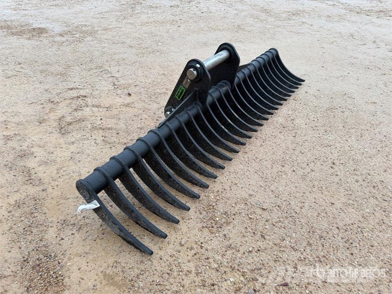  Haener HBR2000-P60A 2000 mm Excavator Rake (Unused مكابس وميبسات التبن