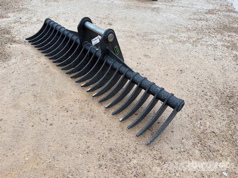  Haener HBR2000-P65A 2000 mm Lifting Excavator Rake مكابس وميبسات التبن