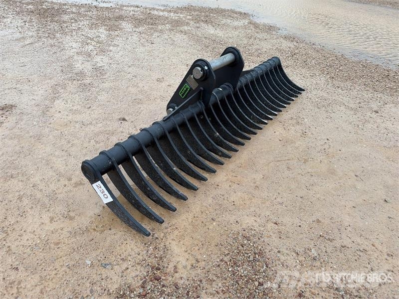  Haener HBR2000-P65A 2000 mm Lifting Excavator Rake مكابس وميبسات التبن