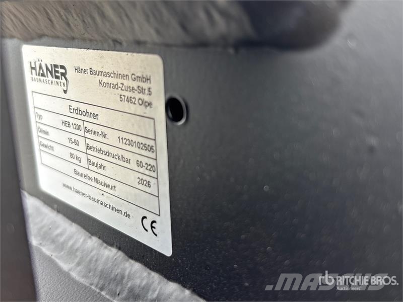  Haener HEB1200 Excavator Auger (Unused) Τρυπάνια