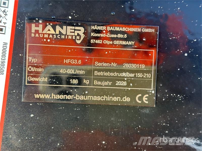 Haener HFG3.6 Tree Shear (Unused) Foresterie - Autres