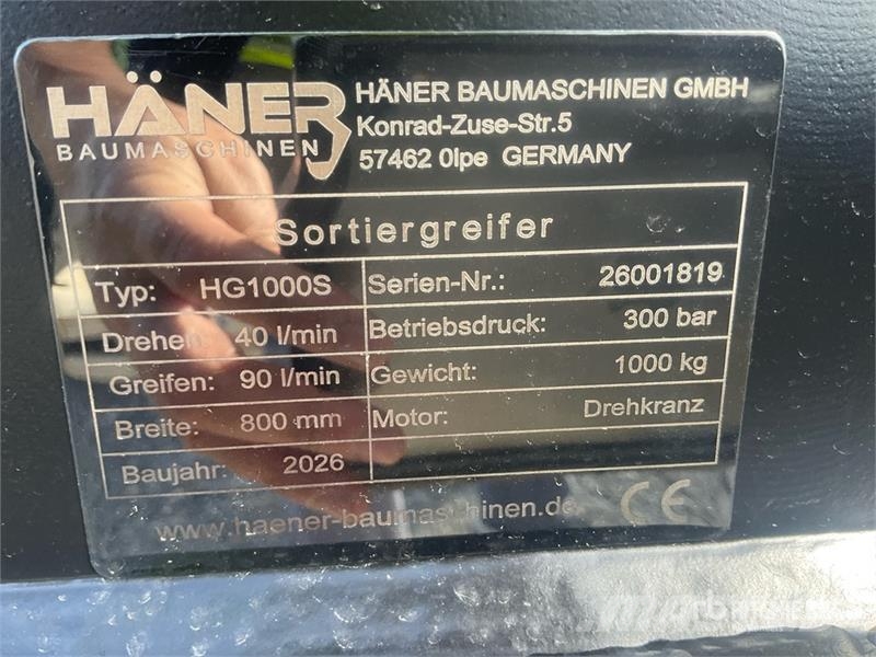  Haener HG1000S Grapple (Unused) Kourat