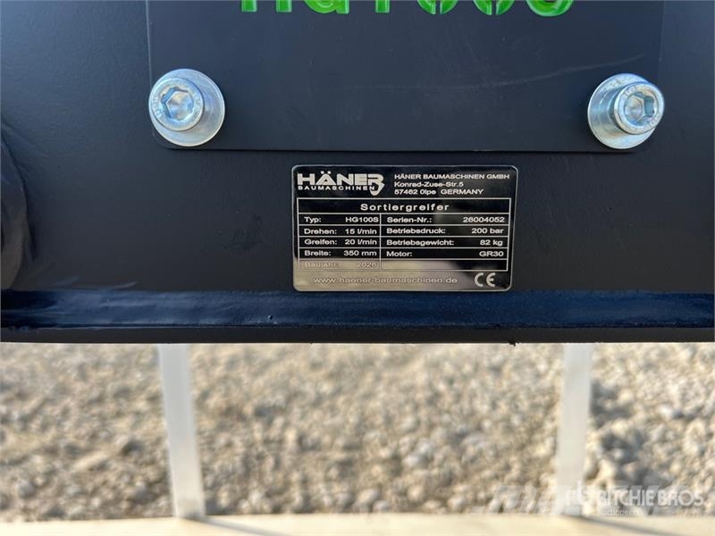 Haener HG100S Sorting Excavator Grapple (Unused) Pinzas