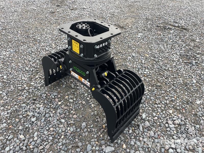  Haener HG200D Rotating Excavator Grapple (Unused) Pašgrābji