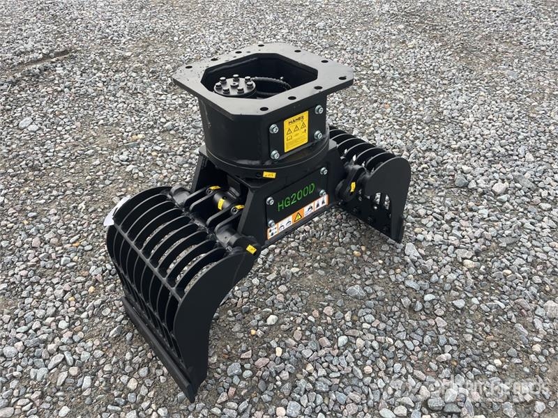  Haener HG200D Rotating Excavator Grapple (Unused) Pašgrābji