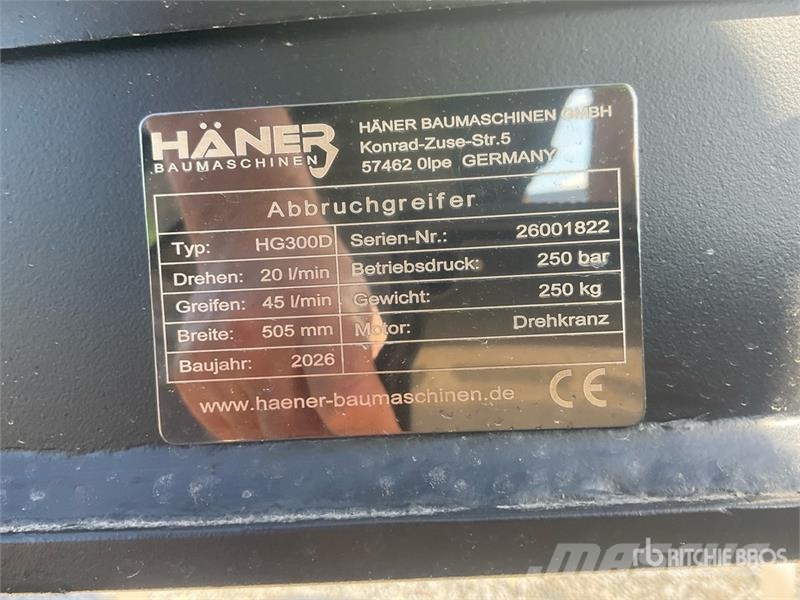Haener HG300D Grapple (Unused) Kourat