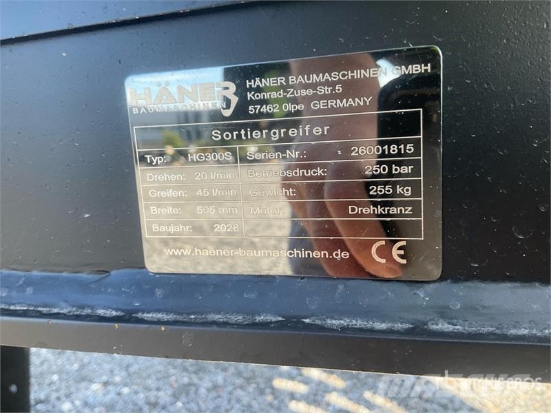  Haener HG300S Grapple (Unused) Kourat