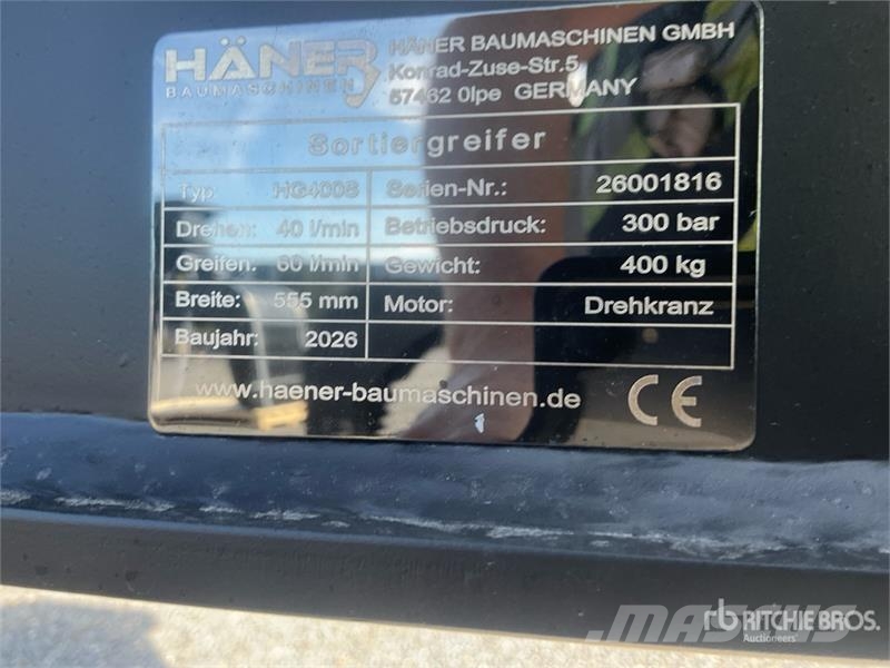  Haener HG400S Grapple (Unused) Kourat