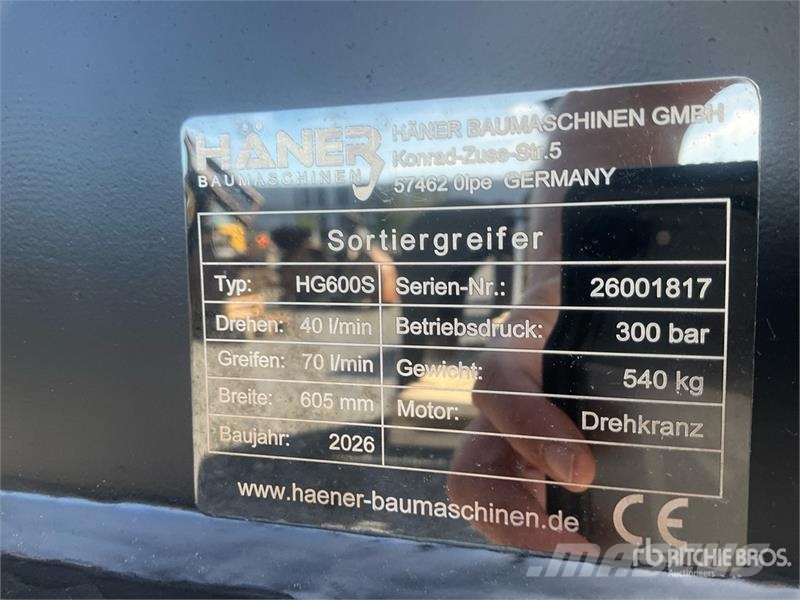  Haener HG600S Grapple (Unused) Grabeži