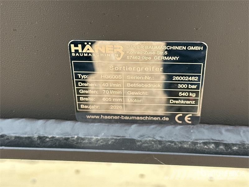 Haener HG600S Pince De Tri (Non Utilise) Sorting E Grabilice