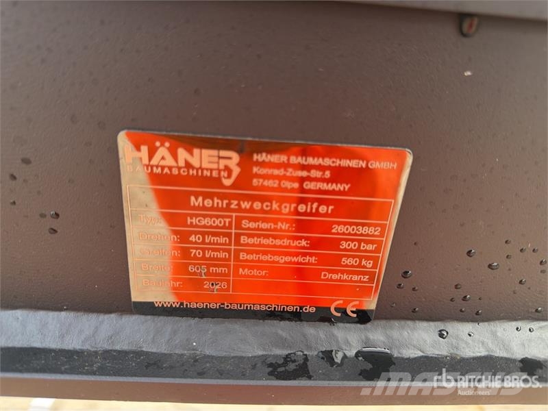  Haener HG600T Rotating Sorting Excavator Grapple ( خطاطيف
