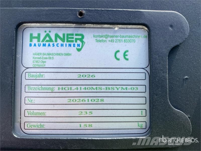  Haener HGL4140-SYM-MS03 Excavator Bucket (Unused) دلاء