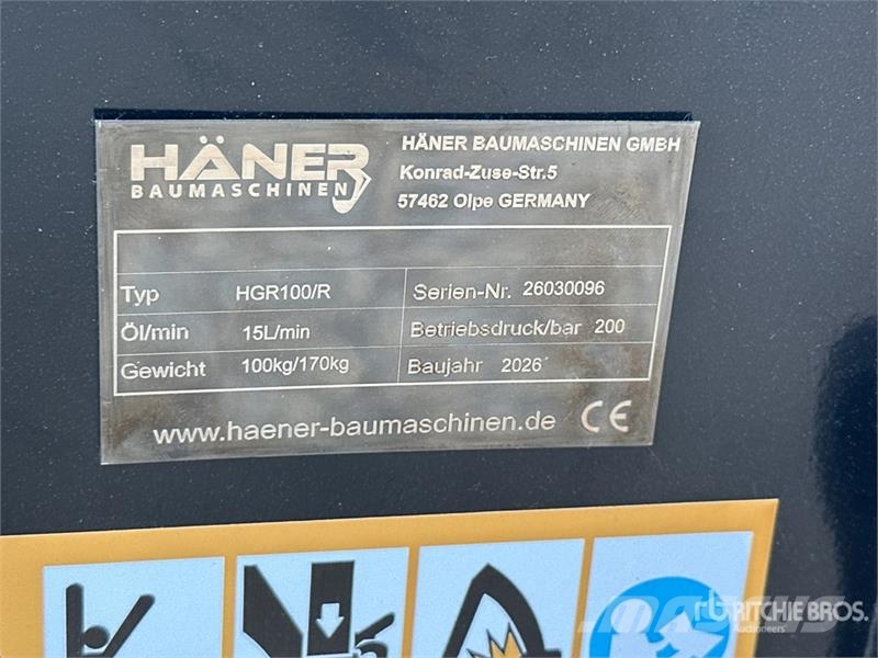 Haener HGR100R Pince De Tri (Non Utilise) Sorting Grabilice