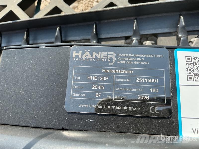 Haener HHE120P Tree Shear (Unused) 林業機械-その他