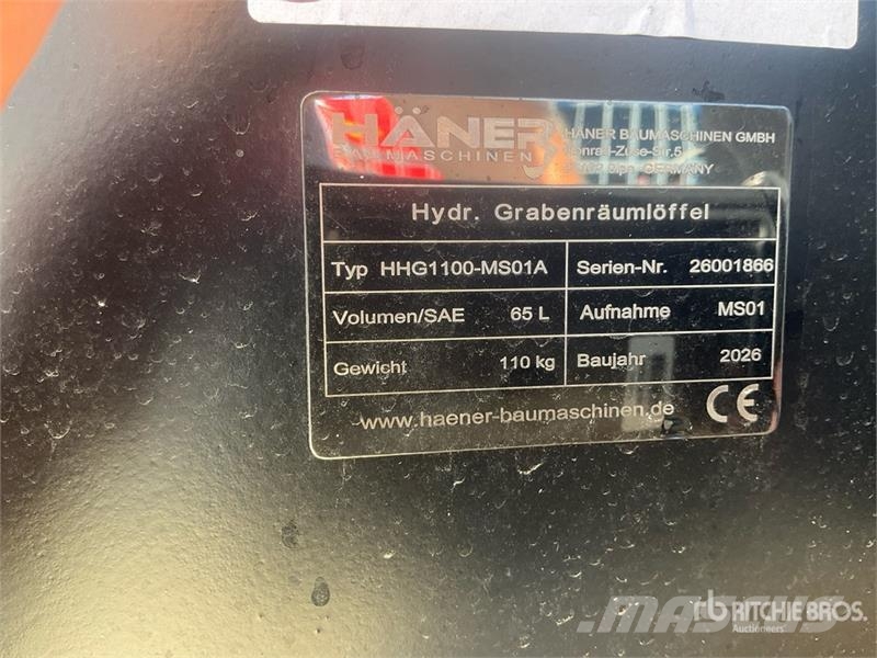Haener HHG1100-MS01A Tilt Excavator Bucket (Unused Kašike / Korpe