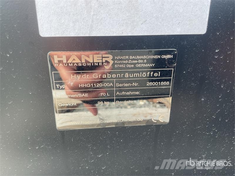 Haener HHG1120-00A Tilt Excavator Bucket (Unused) Kašike / Korpe