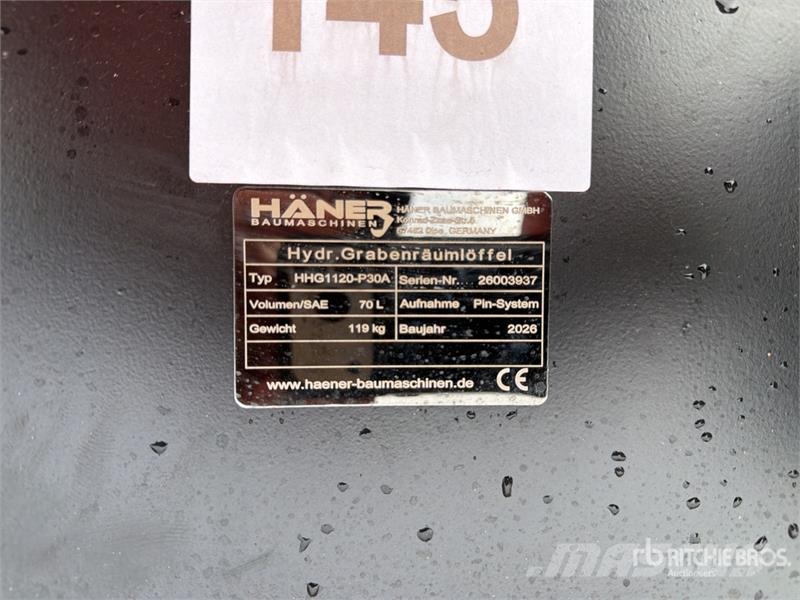  Haener HHG1120-P30A 1200 mm Tilting Excavator Buck Godet