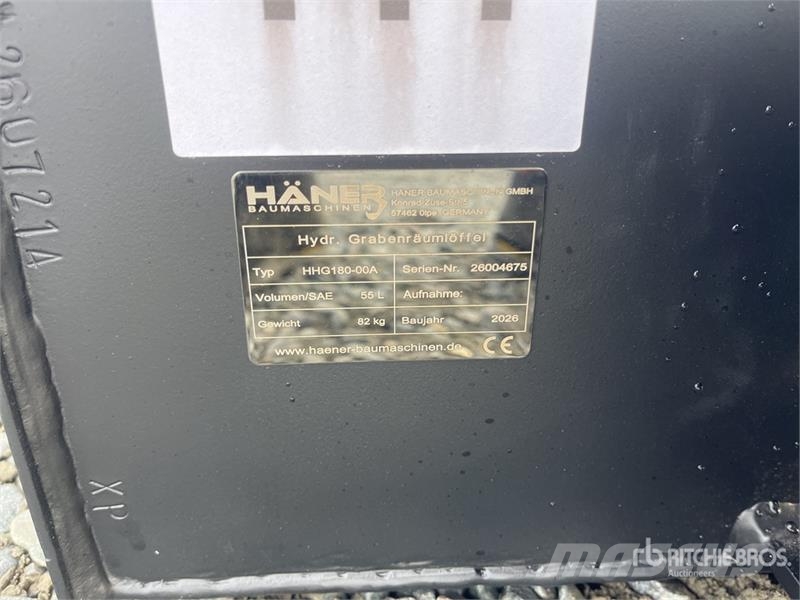 Haener HHG180-00A 600 mm Hydraulic Tilting Excavat دلاء