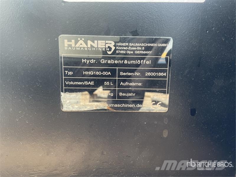 Haener HHG180-00A Tilt Excavator Bucket (Unused) Kašike / Korpe