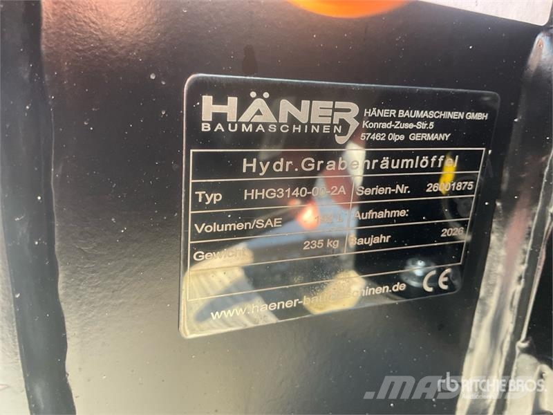 Haener HHG3140-00-2A Tilt Excavator Bucket (Unused Kašike / Korpe